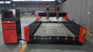 大同灵丘县HW-1825双头重型浮雕石材雕刻机